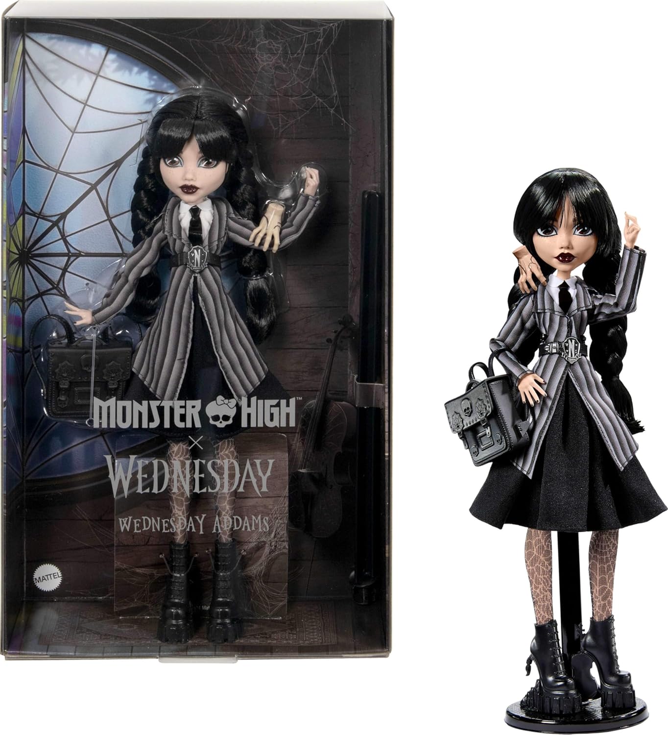 Monster High Wednesday Addams en Nevermore Academy