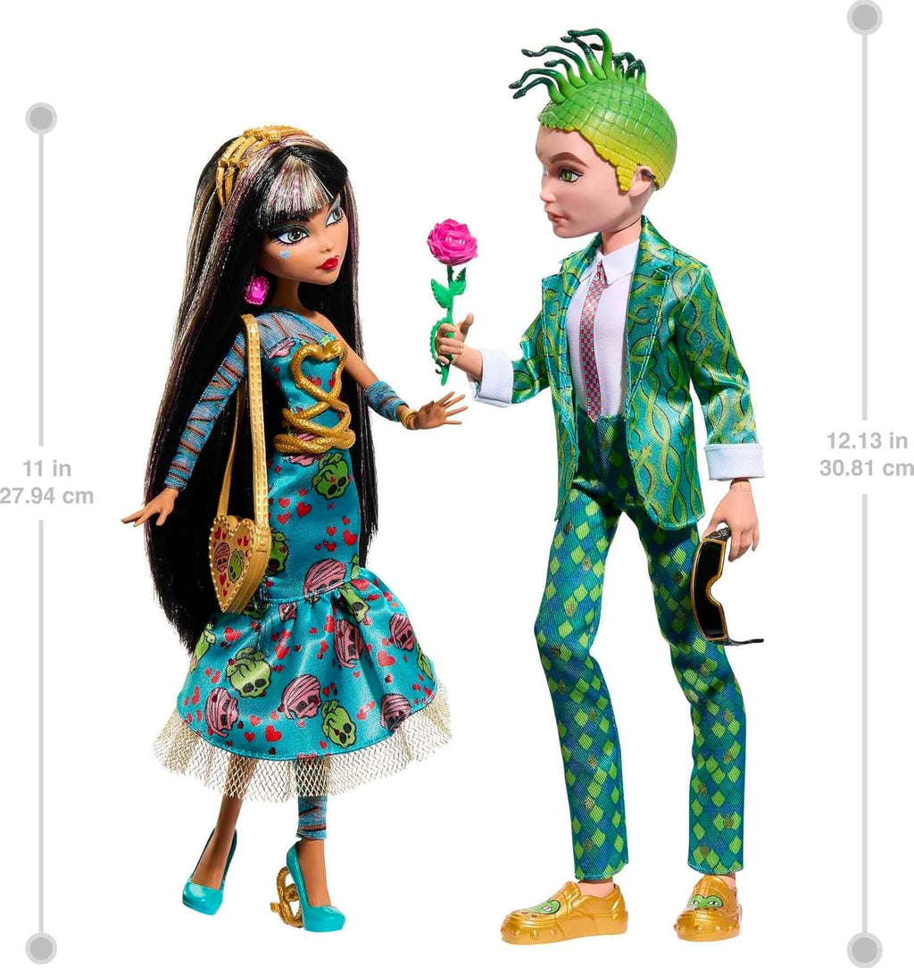 Muñecas Monster High Howliday Edición, Cleo De Nile y Deuce Gorgon
